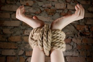 hands bound