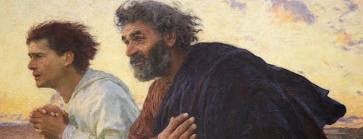 peter and john running